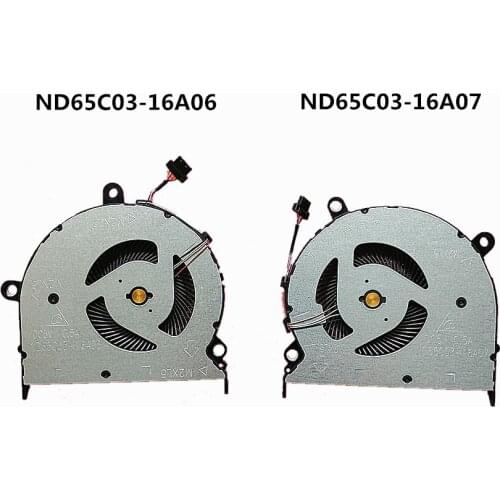 New Original Laptop/Notebook CPU/GPU Cooling Fan For HP Zbook X2 G4 L03256-001 Delta ND65C03-16A06 16A07