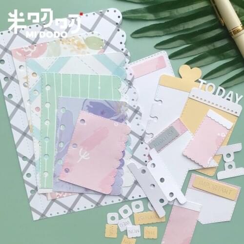 Planner Cutting Dies 2020 for A9 A8 A7 A6 A5 Personal Medium Planner Scrapbooking Photo Album Midodo New Metal Cutting Dies