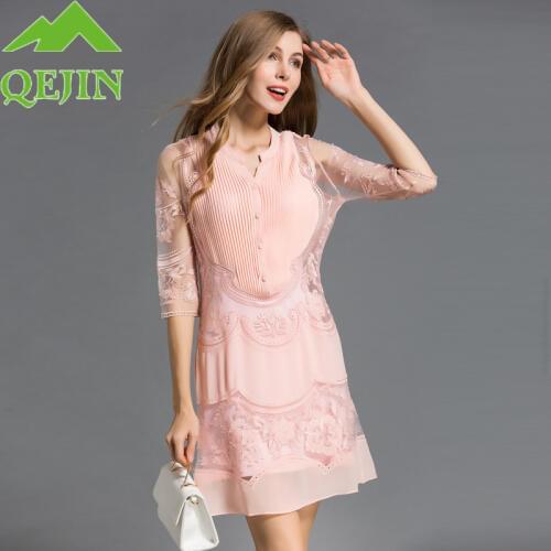 QEJIN Plus Size Summer Dresses