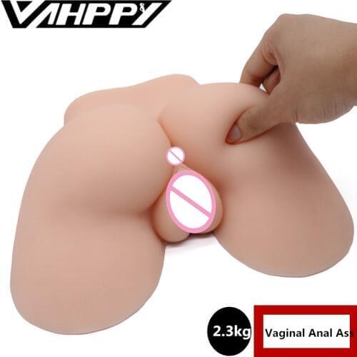 2.3kg Realistic Vagina Anal real pussy Silicone Big Ass Pocket Pussy Male Masturbator Sex Dolls Sex Toys for Men 18+ Blowjob Sex