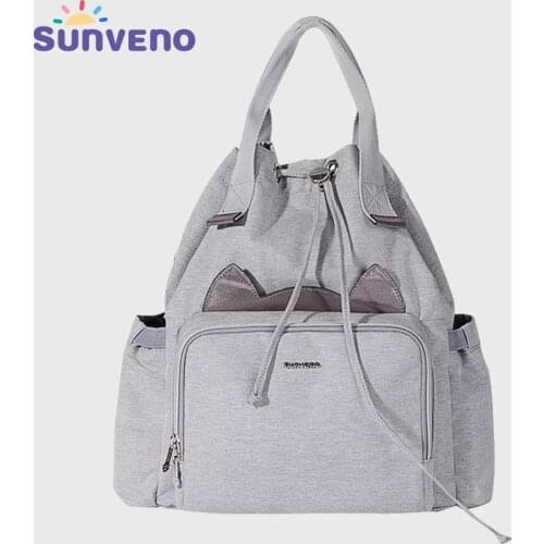 Sunveno Fashion Mummy Maternity Diaper Bag Nursing Bag Travel Backpack Designer Baby Bag Baby Care Nappy Backpack