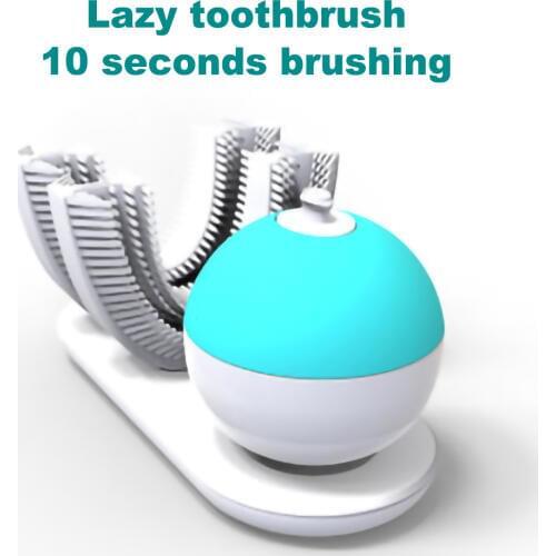 Smart Wrap Silicone Lazy Adult Automatic Toothbrush Rechargeable Automatic Inductive Charging 360 Wave Brush Toothbrush New