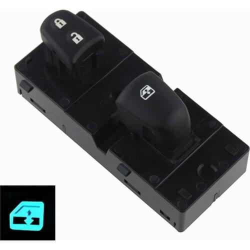 For Nissan Tiida 2011-2016 Altima Sylphy X-Trail Qashqai High-end Ice Blue Light Electric Control Power Master Window Switch