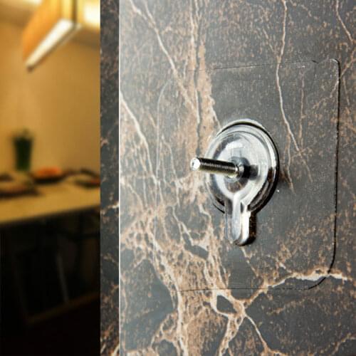 10pcs Adhesive Wall Screws Hanging Nails Wall Hook Self Adhesive No Drilling Non-Trace SCVD889