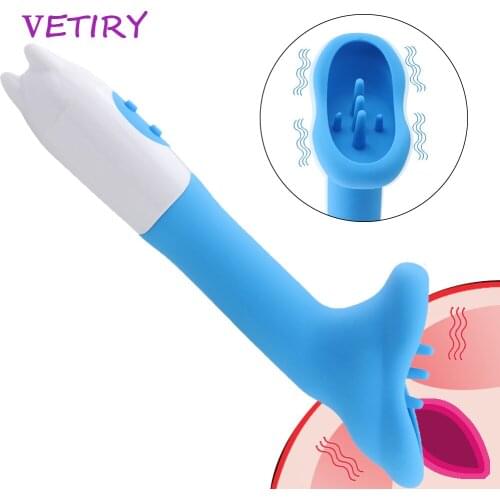 10 Speed Tongue Licking Vibrator Oral Sex Clitoris Vagina Stimulation G-spot Massage Powerful Sex Toys For Women Masturbation