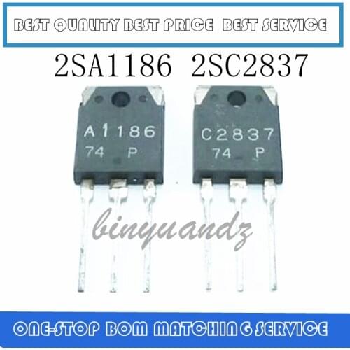 2PCS~10PCS 2SC2837 2SA1186 TO-3P