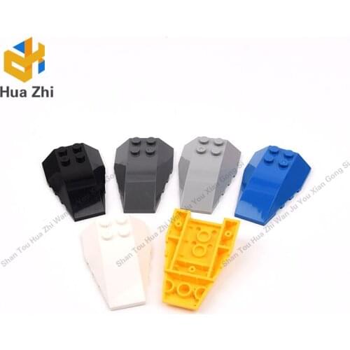 Building Blocks Parts 43712 6PCS Wedge Curved 6 x 4 Triple LEGOING MOCS Education