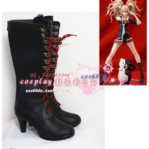 Dangan ronpa Havoc enoshima junko Cosplay halloween Boots Shoes S008