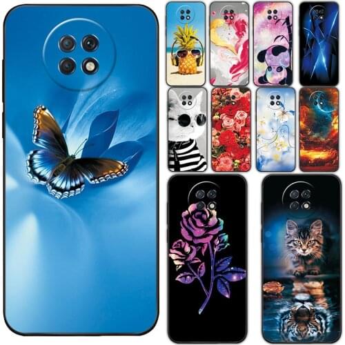 For Redmi Note 9 Case 5G 6.53" Silicone TPU Cover For Redmi Note 9 5G Soft Phone Shell For Xiaomi Redmi Note 9 Shockproof Case