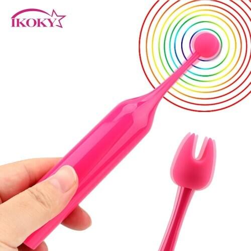 IKOKY G-Spot Vibrator Lick Clitoris Vagina Stimulator 10 Frequency Sex Toys for Women Masturbator Silicone Nipple Massager