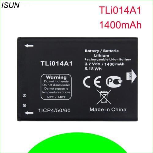 ISUNOO 5pcs/lot Tli014A1 Battery For Alcatel M'Pop 5020 5020D fire 4012 4012A 4012X 4007D Pixi 3 4.5" 4027 4027D /A 4027X