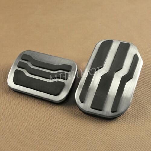 For Lincoln Navigator Ford Expedition F-150 2015 2016 2017 2018 2019 2020 AT No Drill Steel Brake Gas Pedal Cover Accessories