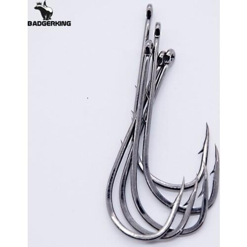 20pcs live bait fishing hook for fishing long shank with double bait keeper barb boold worm earthworm live shrimp fishhooks