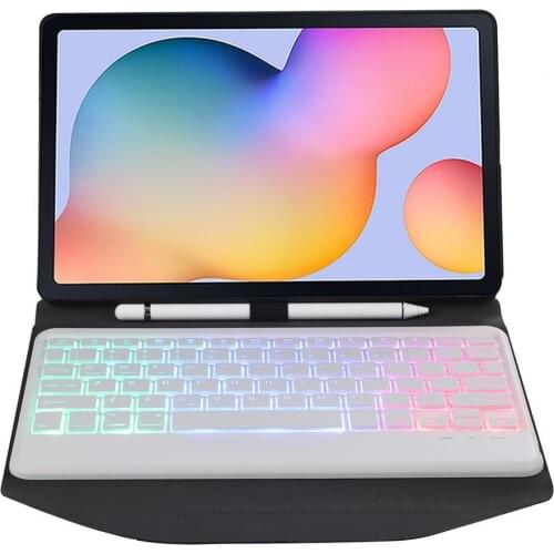 Detachable Tablet Bluetooth-compatible3.0 Ultra-thin Keyboard with Case for Samsung Tab S6 Lite 10.4 Inch P610/P615 2020