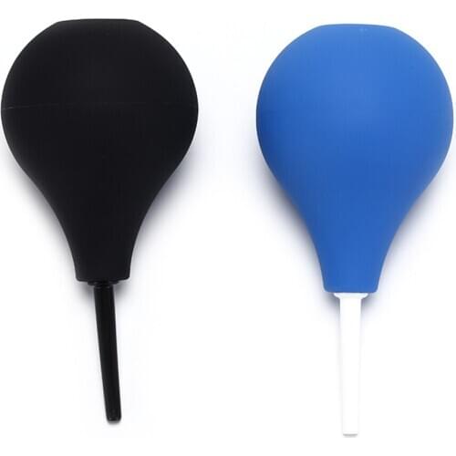 Blue,Black Ball Type Enema Syringe Enemator Anal Cleaner Massage Toys Adult Health Care Feminine Hygiene Products 89ML