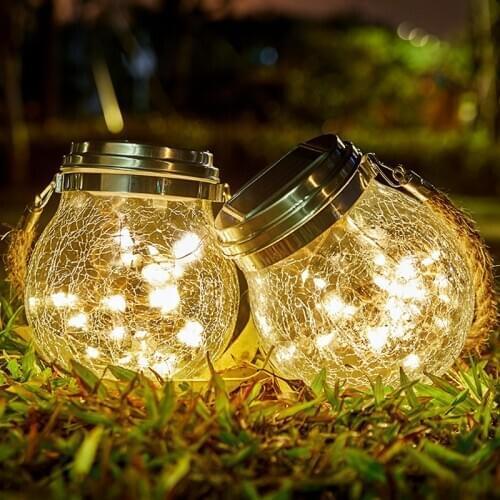 Solar Light Outdoors Waterproof Led Solar Power Light for Garden Decoration Round/Square Balcony Holiday Lighting