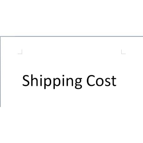 Shipping charges