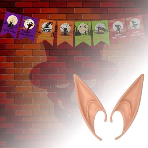 Mysterious Angel Elf Ears Latex Fake Ear Props Halloween Party Fairy Cosplay Pixie Costume Easter Decoration Decoration