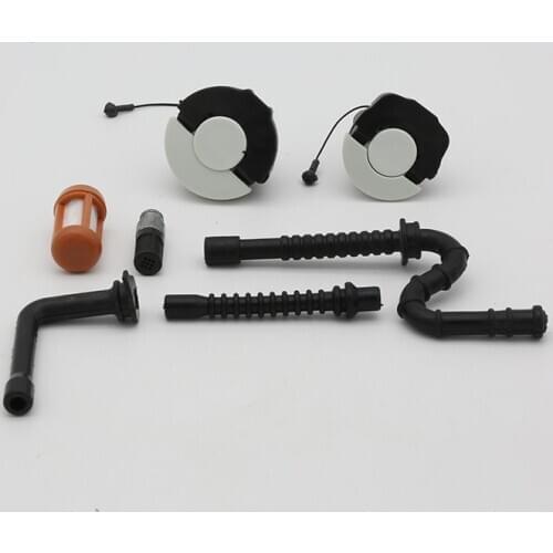 Fuel Oil Filter Impulse Line Hose Tank Cap Kit Fit For Stihl MS260 MS 026 260 Gas Chainsaw Replacement Spare Garden Tool Parts