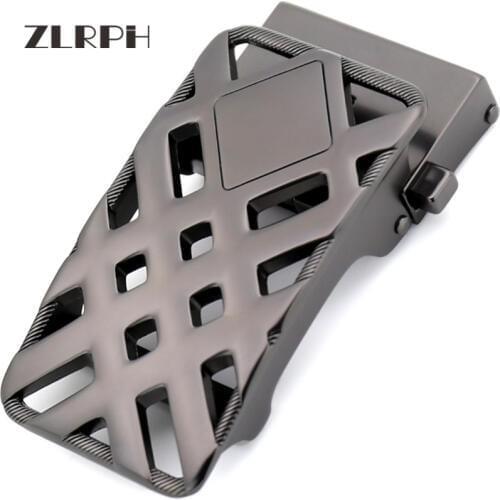 ZLRPH Famous Brand Belt Buckle Men Top Quality Luxury Belts Buckle for Men 3.5 cm Strap Male Metal Automatic Buckle