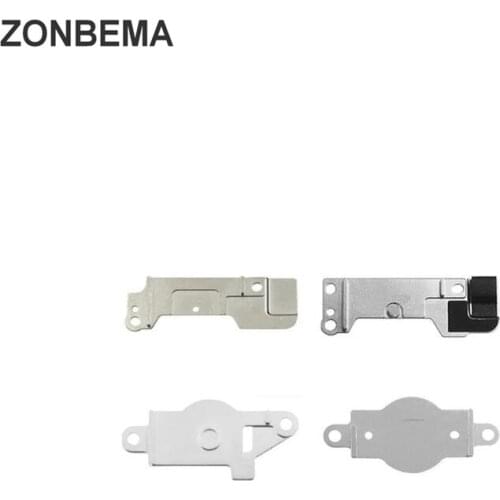 ZONBEMA Original Home Button Spacer Clip Holder Metal Plate Bracket Cover For iPhone 5 5S 5C SE 6S 6 7 8 Plus