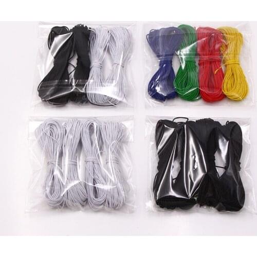 1mm 4* 8Meters High Elastic Round Elastic Band Rubber Band Elastic Cord for Jewelry Making Diy Accessories