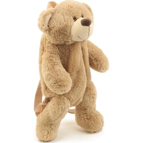 New Style Teddy Bear Doll Plush Backpacks for Adult Bear Backpack Dog Koala Plush Women Bag Gift for Girls Animals