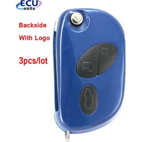 3pcs/lot , New 3 Button For Maserati Quattroporte Gran Turismo Remote Key Fob Shell Case Uncut With Logo