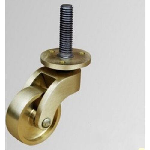 4PCS/LOT Universal piano wheel High-grade classical furniture casters antique copper dining casters-wheel diameter:32mm