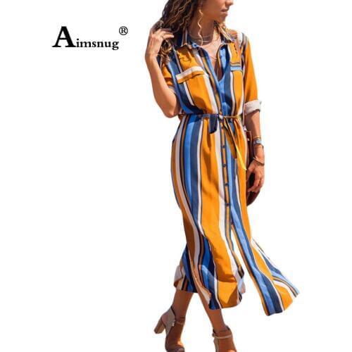 Женские рубашки в полоску Aimsnug China At AliExpress