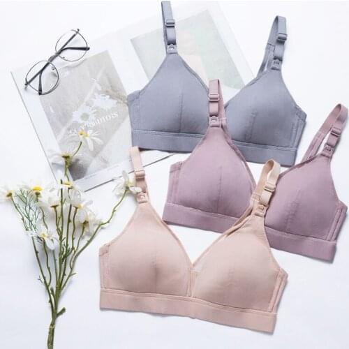 Seamless Nursing Bras For Women Breathable Latex Cotton Clothes Maternity Breast-feeding Accesorries Adjustable Comfortable Bras