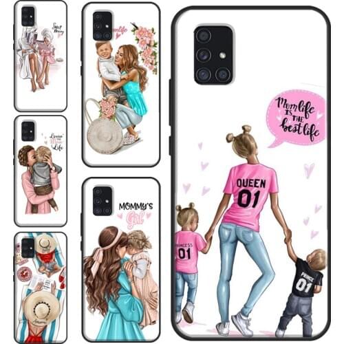SUPER MOM MUM MOTHER MAMA CUTE BABY Case For Samsung Galaxy A21S A01 A11 A31 M31 M21 A20e A7 2018 A10 A30 A40 A50 A70 A51 A71