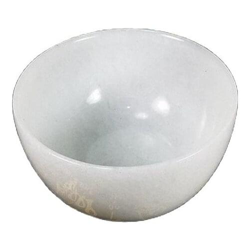 Chinese 100% Natural Untreated Jades Hand-Carved Bowl Statues Whitejades Bowl