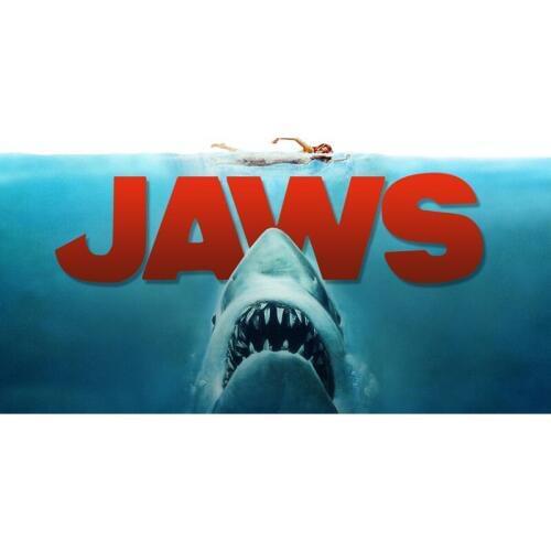 Jaws pattern printing cool and big beach towel super soft bamboo fiber bath towels for gym travel shower 140x70cm