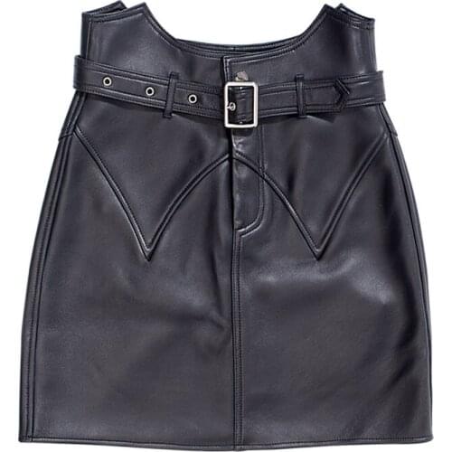 Likyims Women's Leather Skirts