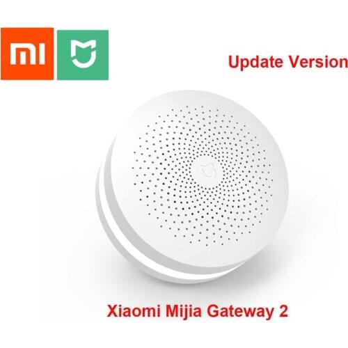 Xiaomi Mijia Multifunctional Gateway Update Version 2 Hub Alarm System Intelligent Online Radio Night Light Bell Smart Home Hub