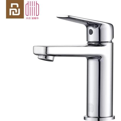 Youpin Diiib Dabai Bathroom Basin Faucet Chrome Single Handle Kitchen Sink Faucet Cold and Hot Mixer Water Tap Wash Faucet