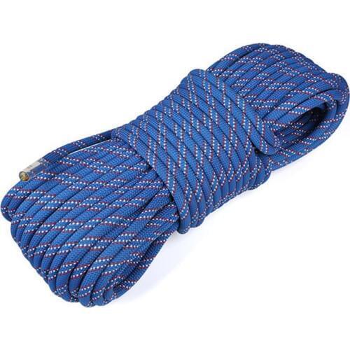Diameter 10.5mm or 12mm 20-100m Applicable tension 2500kg High Strength Paracord Climbing Safety rescue rope Static rope