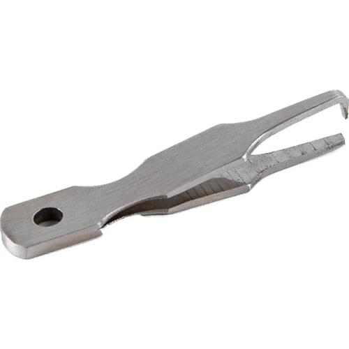 Lead Plate Sequins Open Double Ring Clip Fishing Accessories Tool Stainless Steel Cutting Drill Truss Needle Fishing Tool