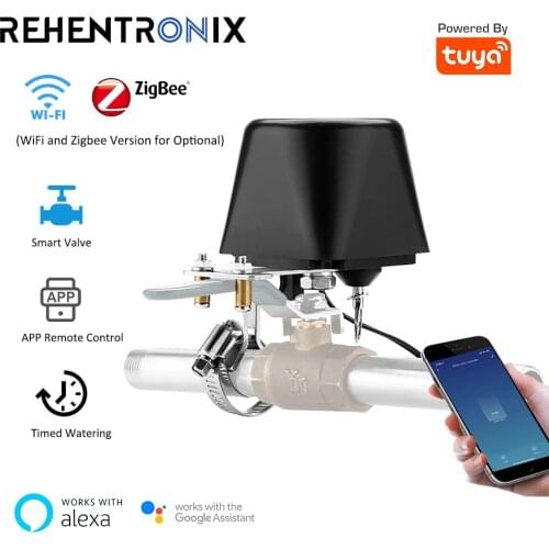 Smart WiFi Water Valve Gas Valve Tuya Zigbee Valve Support Alexa Google Home Automatica Home Shutoff Valve Timed Watering Valve