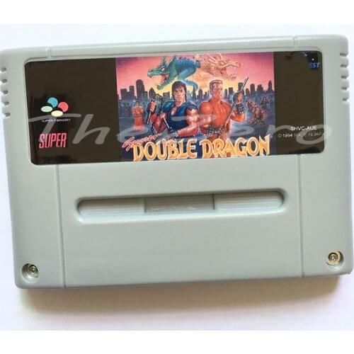 Super Double Dragon Video Game for 16 bit Super Game Card Cartridge Card for 46 pin EUR PAL Version Game Player