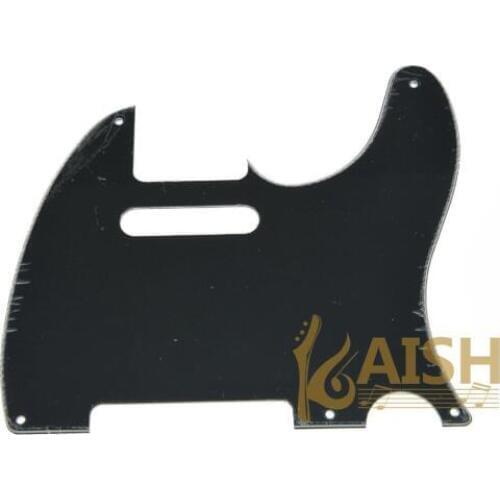 Vintage TL Style 5 Hole Guitar Pickguard Black 3 Ply for TL