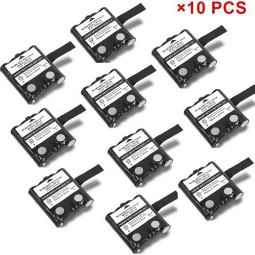 10pcs/lot 4.8V 800MAH NI-MH rechargeable Battery Pack For Uniden BP-38 BP-40 BT-1013 BT-537 GMR FRS 2Way Radio battery