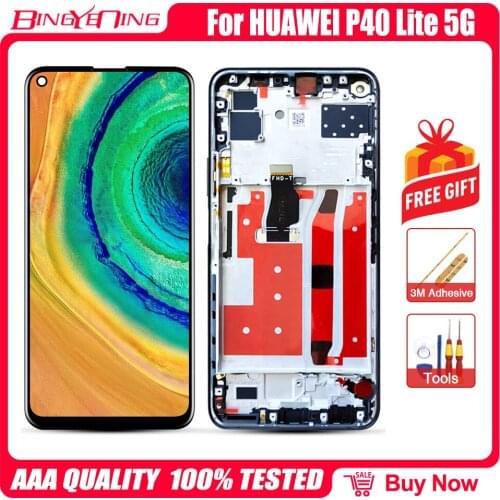 6.5 inch For Huawei P40 Lite 5G LCD Display P40 Lite 5G/Nova 7 SE CDY-NX9A Touch Screen Digitizer Assembly Parts