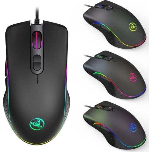 A867rgb Light-emitting Game Mouse, Cable Mouse, Four Levels Adjustable To 6400dpi Macro Programming