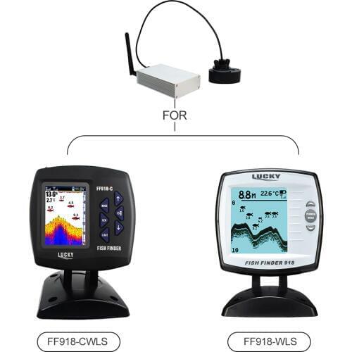 Lucky FF918-CWLS ff918-wls bait boat wireless signal sonar transducer depth fish sonar transducer sonar fish sonar