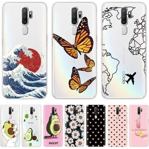 For Oppo A9 A5 2020 Case Soft TPU silicone Phone Shell Back cover For OPPOA9 OPPOA5 A 9 Coque 6.5" Ultra-thin transparent Case