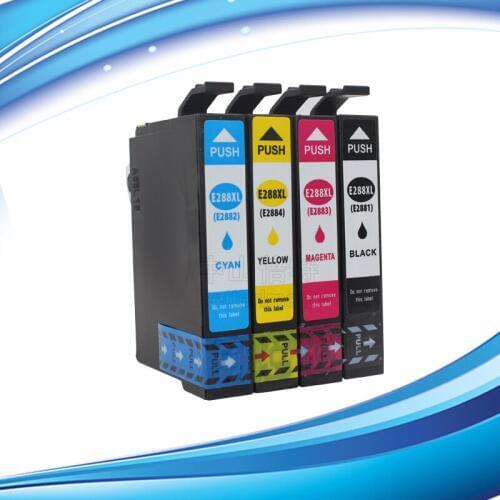 INK WAY Non-OEM Ink Cartridge for Epson 288XL, Black and Colour Ink Cartridges, C/M/Y/K 4-Pack