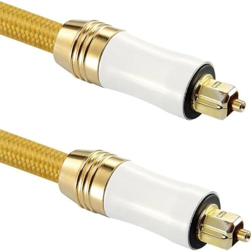 Digital Audio Extension Wire Optical Audio Cable SPDIF Optical Fiber Square to Square Mouth For TV BOX Amplifier Cable 10m 20m
