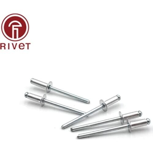 DIN EN ISO 15978 20 Pcs M4.8 /M5 Aluminum And Iron Countersunk Head Multi-Size High-Quality Rivets Blind Rivets